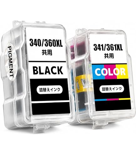 Amazon.co.jp: Canon キャノン BC-340XL (BK/顔料ブラック)×2 + BC